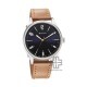 Titan Quartz 1802SL17 Blue Dial Leather Strap Quartz Men's Watch
