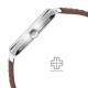 Titan Quartz 1802SL17 Blue Dial Leather Strap Quartz Men's Watch