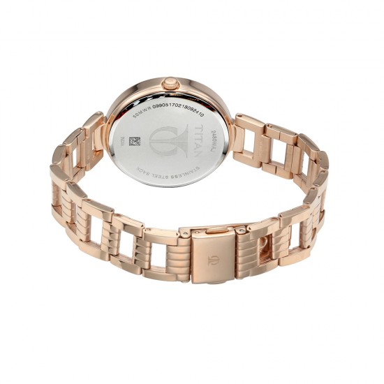 Titan Sparkle 2480WM02 Purple Dial Stainless Steel Strap Quartz Women's Watch Titan Sparkle 2480WM02 Purple Dial Stainless Steel Strap Quartz Women's Watch