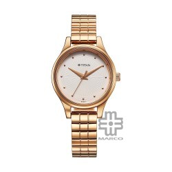 Titan Karishma 2679WM02 Off White Dial Stainless Steel Strap Quartz Women's Watch