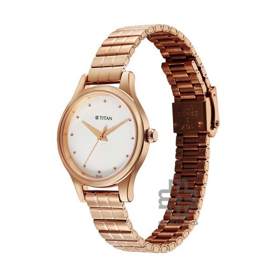 Titan Karishma 2679WM02 Off White Dial Stainless Steel Strap Quartz Women's Watch