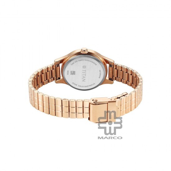 Titan Karishma 2679WM02 Off White Dial Stainless Steel Strap Quartz Women's Watch