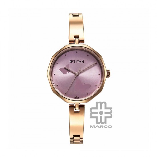 Titan Karishma 2702WM02 Pink Dial Stainless Steel Strap Quartz Women's Watch