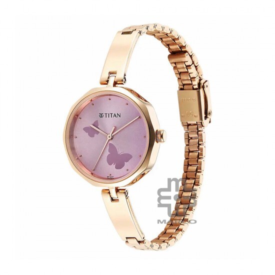 Titan Karishma 2702WM02 Pink Dial Stainless Steel Strap Quartz Women's Watch