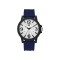 Caterpillar GROOVY LF-111-26-236 | WHITE BLUE SILICONE STRAP| ANALOG |  MEN WATCH