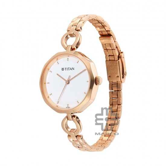 Titan Karishma 2702WM01 White Dial Stainless Steel Strap Quartz Women's Watch