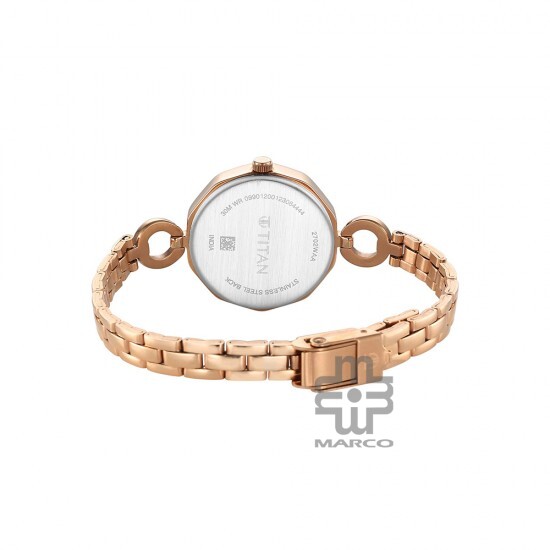 Titan Karishma 2702WM01 White Dial Stainless Steel Strap Quartz Women's Watch