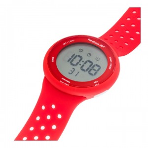 Reebok Elements RV-ELE-U9-PRIR-WR Red Silicone Watchstrap Digital Unisex Watch
