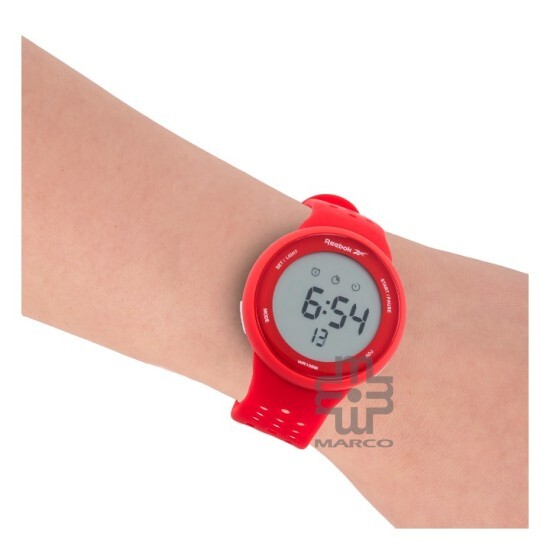 Reebok Elements RV-ELE-U9-PRIR-WR Red Silicone Watchstrap Digital Unisex Watch