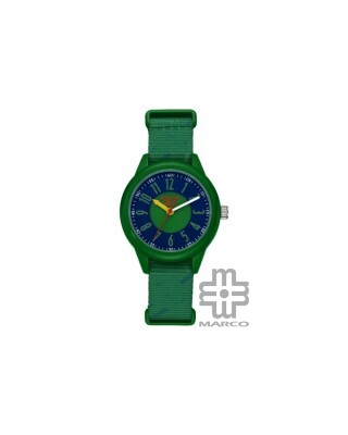 Reebok Little League RV-LIL-K3-PGNG-NG Vector Blue and Green Kid Watch | Analog Dial | 32MM | 3 ATM | Nylon Strap