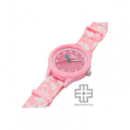 Reebok Little League RV-LIL-K3-PQNQ-QW Quite Pink and White Kid Watch | Analog Dial | 32MM | 3 ATM | Nylon Strap Reebok Little League RV-LIL-K3-PQNQ-QW Quite Pink and White Kid Watch | Analog Dial | 32MM | 3 ATM | Nylon Strap