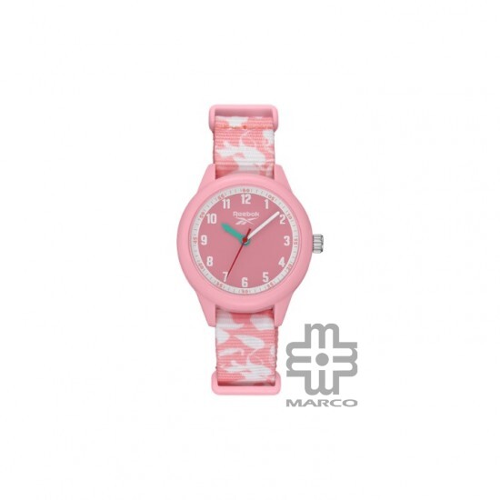 Reebok Little League RV-LIL-K3-PQNQ-QW Quite Pink and White Kid Watch | Analog Dial | 32MM | 3 ATM | Nylon Strap Reebok Little League RV-LIL-K3-PQNQ-QW Quite Pink and White Kid Watch | Analog Dial | 32MM | 3 ATM | Nylon Strap