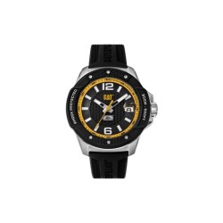Caterpillar Shockmaster SJ-141-21-137 Black Stainless Steel Analog Watch | 20 ATM | 3HD Movement | Shock Resistant 