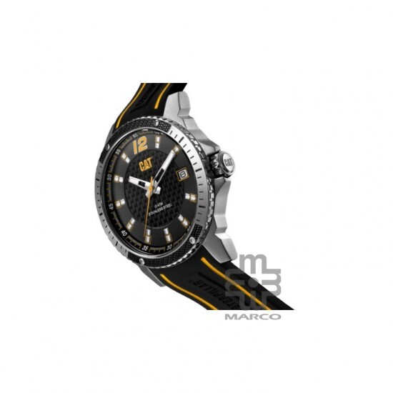 Caterpillar Shockmaster SJ-141-21-137 Black Stainless Steel Analog Watch | 20 ATM | 3HD Movement | Shock Resistant 