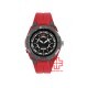 CAT 09 SERIES 09-180-28-121 RED RUBBER STRAP MEN WATCH
