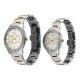 Titan Royal Bandhan 100022778BM01 White Dial Stainless Steel Strap Quartz Couple Watch