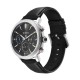 Titan Stellar 10012SL01 Black Dial Leather Strap Quartz Men's Watch