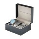 Titan Classique Palette 10033SL01 Blue Dial Interchangeable Straps Quartz Men's Watch