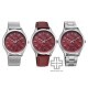 Titan Classique Palette 10033SL02 Magenta Dial Interchangeable Straps Quartz Men's Watch