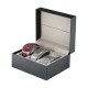 Titan Classique Palette 10033SL02 Magenta Dial Interchangeable Straps Quartz Men's Watch