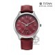 Titan Classique Palette 10033SL02 Magenta Dial Interchangeable Straps Quartz Men's Watch