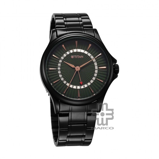 Titan Karishma 10038NM01 Green Dial Stainless Steel Strap Men Watch