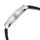 Titan Stellar 10050SL01 Dual Moon Phase Silver Dial Leather Strap Quartz Men's Watch