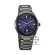 Titan Stellar Starlight 10051QM01 Concealed Automatic Violet Dial Dark Gun Stainless Steel Strap Quartz Men's Watch