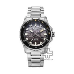 Titan Zero Hour Diver's 100m 10067KM01 Black Dial Stainless Steel Strap Men Watch