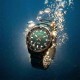 Titan Zero Hour Diver's 100m 10067KM02 Blue Dial Stainless Steel Strap Men Watch