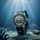 Titan Zero Hour Diver's 100m 10067KP01 Black Dial FKM Strap Men Watch