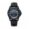 Titan Zero Hour Diver's 100m 10067KP02 Blue Dial FKM Strap Men Watch