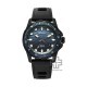 Titan Zero Hour Diver's 100m 10067KP02 Blue Dial FKM Strap Men Watch