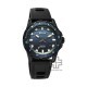 Titan Zero Hour Diver's 100m 10067KP02 Blue Dial FKM Strap Men Watch