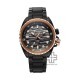 Titan Zero Hour Diver's 200m 10068KM02 Black Dial Stainless Steel Strap Men Watch