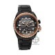 Titan Zero Hour Diver's 200m 10068KM02 Black Dial Stainless Steel Strap Men Watch
