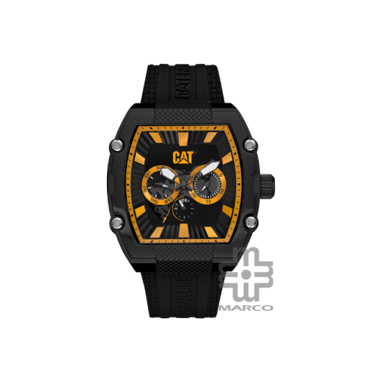 Caterpillar BARRELL 13-169-21-127| Black & Yellow Silicone | Analogue Watch | 100M | 45.5MM | 2Y Warranty Caterpillar BARRELL 13-169-21-127| Black & Yellow Silicone | Analogue Watch | 100M | 45.5MM | 2Y Warranty