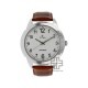 Titan Karishma 1585SL07 White Dial Leather Strap Quartz Men's Watch
