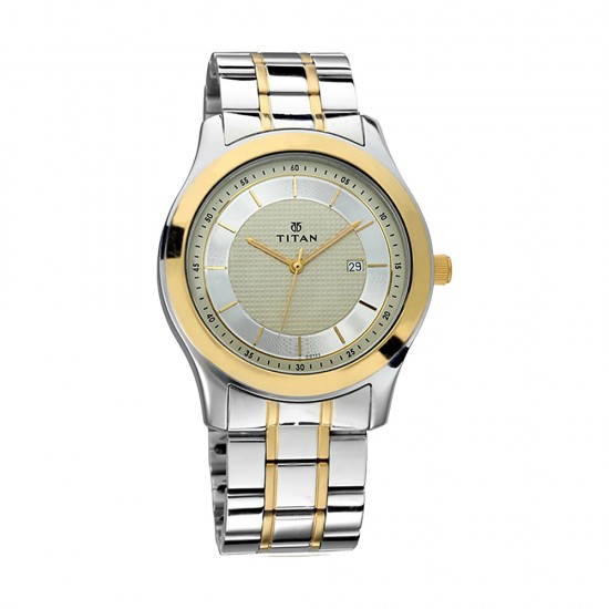 Titan Regalia 1627BM03 Silver Dial Stainless Steel Quartz Men's Watch Titan Regalia 1627BM03 Silver Dial Stainless Steel Quartz Men's Watch