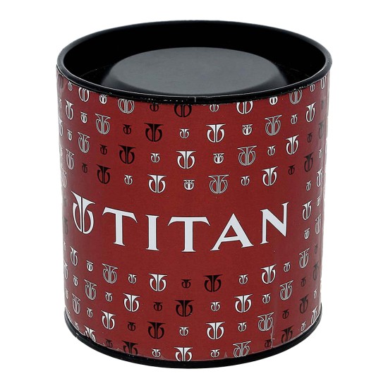 Titan Karishma 1636SM01 Black Dial Stainless Steel Quartz Men's Watch Titan Karishma 1636SM01 Black Dial Stainless Steel Quartz Men's Watch