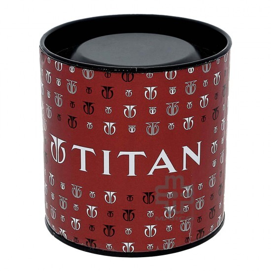 Titan Karishma 1636SM01 Black Dial Stainless Steel Quartz Men's Watch