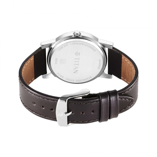 Titan Karishma Zing 1644SL01 Brown Dial Leather Strap Quartz Men's Watch Titan Karishma Zing 1644SL01 Brown Dial Leather Strap Quartz Men's Watch
