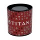 Titan Quartz 1824SM01 Black Dial Stainless Steel Strap Quartz Men's Watch