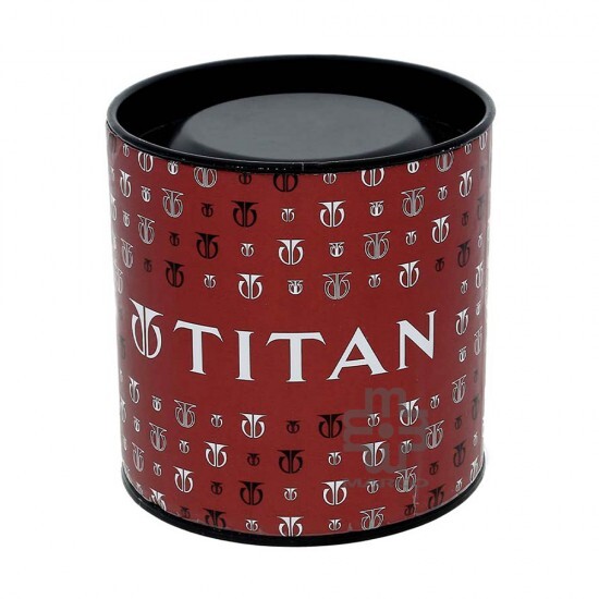 Titan Quartz 1650BM03 Silver Dial Stainless Steel Strap Quartz Men's Watch