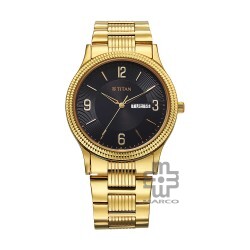 Titan Karishma Zing 1650YM10 Black Dial Stainless Steel Strap Men Watch