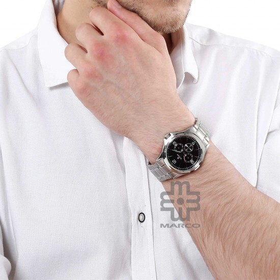 Titan Classique 1698SM01 Black Dial Stainless Steel Quartz Men's Watch