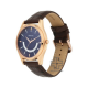 Titan Karishma 1713WL01 Blue Dial Leather Strap Quartz Men's Watch