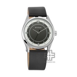 Titan Workwear 1729SL04 Multicoloured Dial Leather Strap Quartz Men Watch