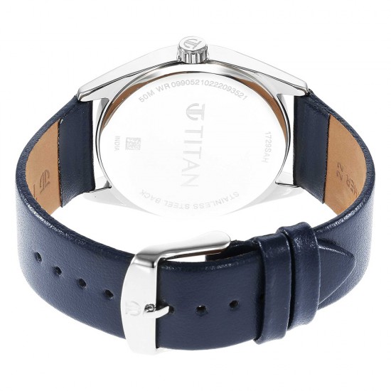Titan Neo 1729SL06 Blue Dial Leather Strap Quartz Men's Watch Titan Neo 1729SL06 Blue Dial Leather Strap Quartz Men's Watch