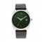 Titan Neo 1729SL07 Green Dial Leather Strap Quartz Men's Watch